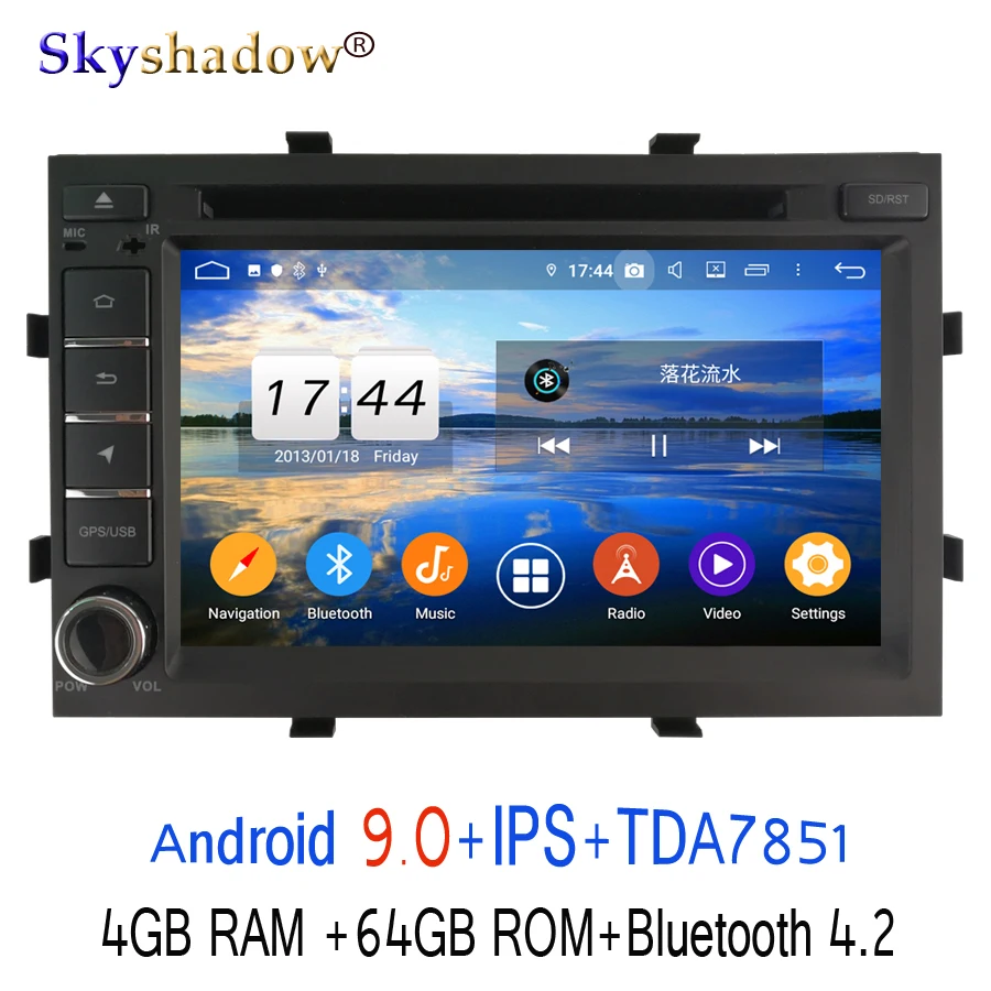 Top DSP IPS Android 9.0 64GB ROM 4GB For Chevrolet Cobalt Spin Onix 2012-2017 Car DVD Player Wifi BT 4.2 RDS RADIO GPS Glonass map 0