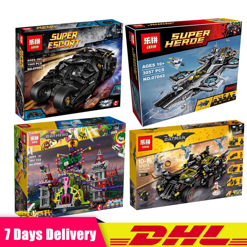 

Lepin 07060 07043 07090 07077 Super Heroes Set Building Blocks Compatible LegoINGlys 76023 76042 70922 70917 Toys Gifts