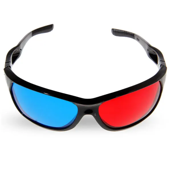 Excelvan Wonderful Sunglasses Shaped Red Blue Lens Anaglyph Circularly