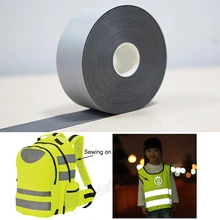 5 см ширина T/C светоотражающая ткань пришить на безопасную Одежду