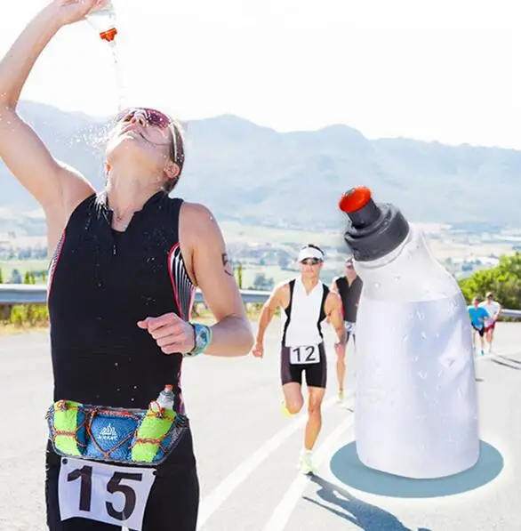 AONIJIE multifunción bolsa de cintura deportiva botella de agua hombres al aire libre maratón correr Nylon dinero paquete de teléfono