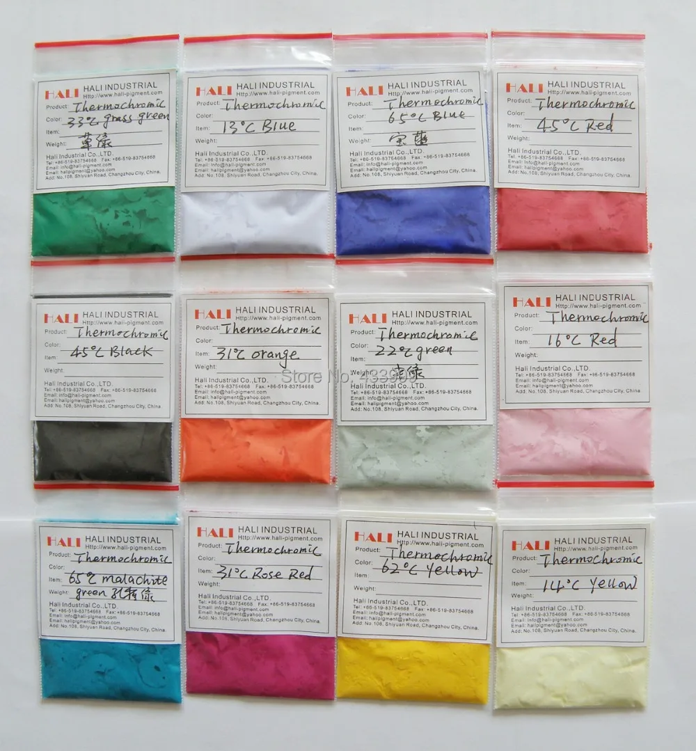 Buy thermochromic pigment, thermochromic powder, heat