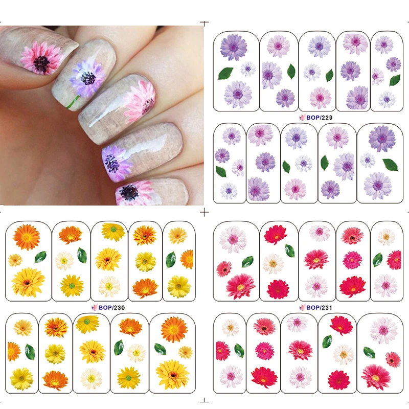 Buy New Arrival Nail Art Stickers Beautiful Colorful