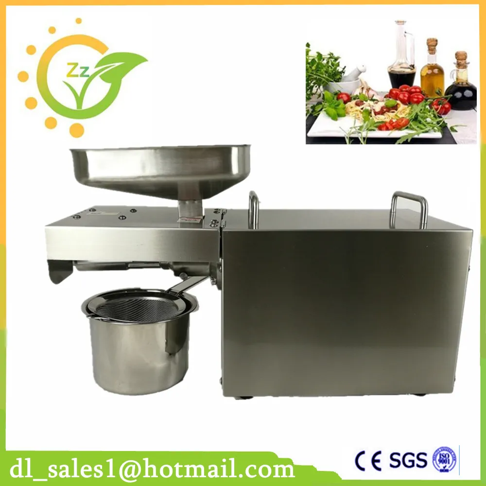 Home Automatic Oil Press Machine Nuts Seeds Oil Pressure Pressing