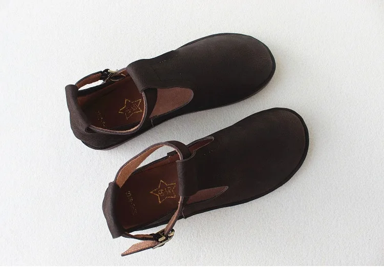 Careaymade-Ретро литературы и искусства первоклассный кожаные туфли, полностью кожаные ручной работы; повседневные женские тонкие туфли; туфли на платформе; Босоножки на платформе