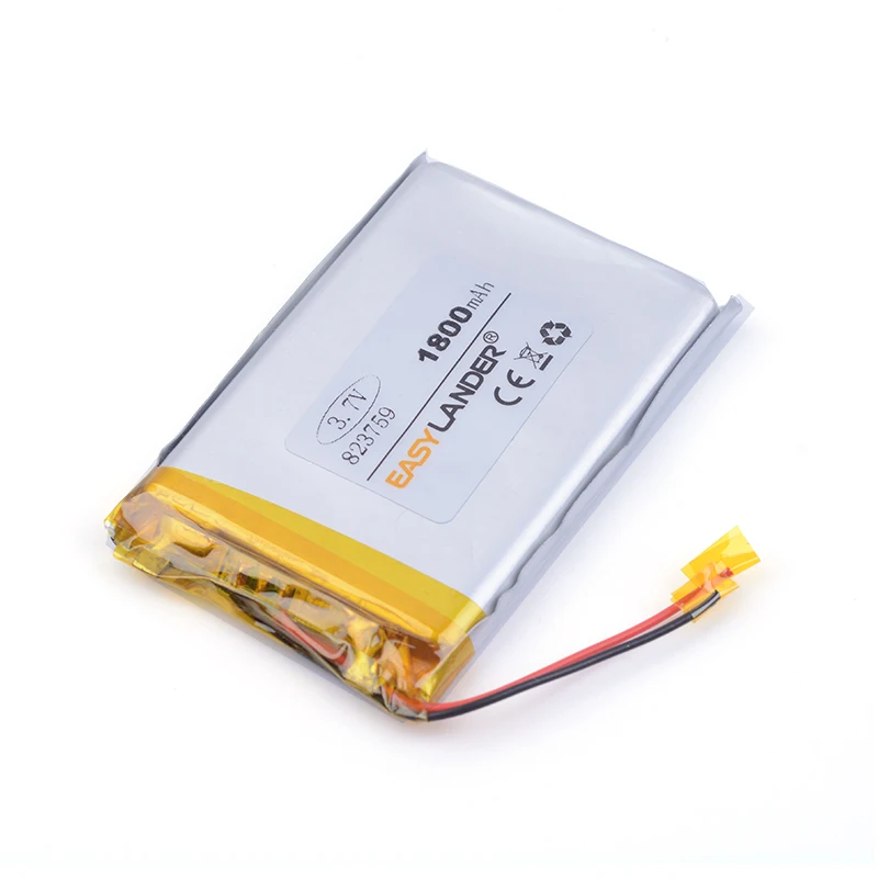 3.7V tablet battery 823759 GPS MP5 1800MAH mobile power equipment For E