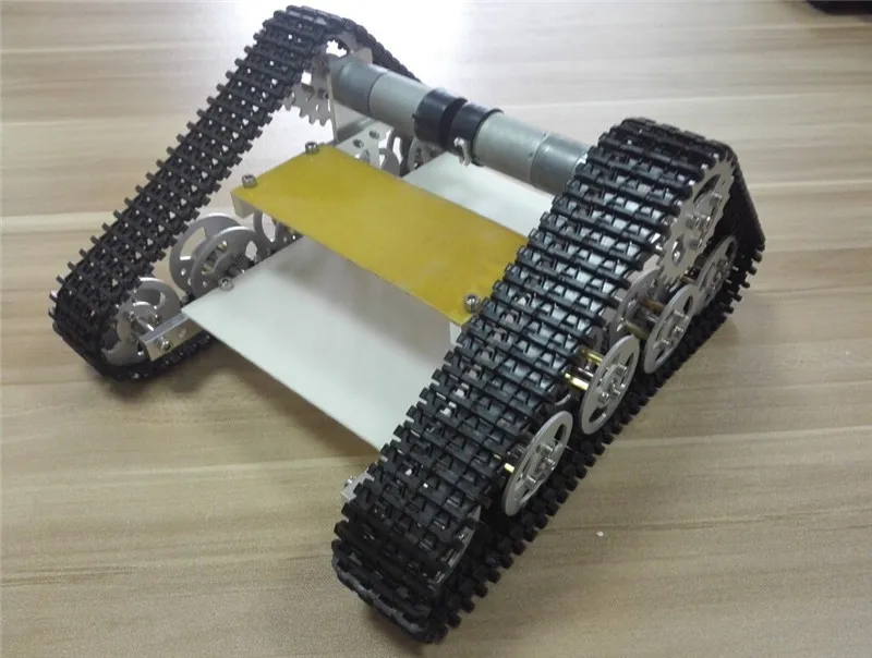 T150 Tank Car Chassis Silley Per Electronic Design Contest Wall-E Robot Car Chassis Crawler Intelligent Diy Track Rc