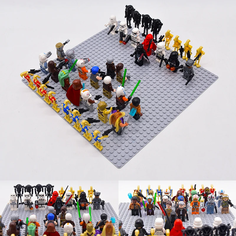 

1pcs legoing Star Wars Building Block Han Solo Anakin Darth Vader Yoda Jar Mini Toys Compatible with legoINGly starwars figures