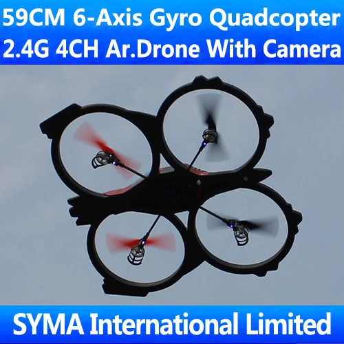 Новое поступление 59 см крупнейших 2,4 ГГц 4.5CH с Камера 6-Axis GYRO RC Квадрокоптер VS Parrot AR. Drone 2,0 четырехвинтовой вертолет BR6802