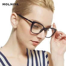 Женские квадратные очки кадров Для женщин Брендовая Дизайнерская обувь оптический рецепт очки компьютерные очки украшение из горного хрусталя
