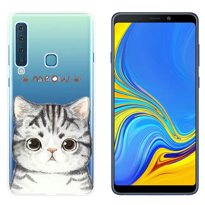 Arvin TPU Case for A750 A6 A8 2018 A520 Fundas Smart Back Phone Cover for A5 A7 A6 A8 Plus Samsung Galaxy A9 2018 Clear Silicong (18)