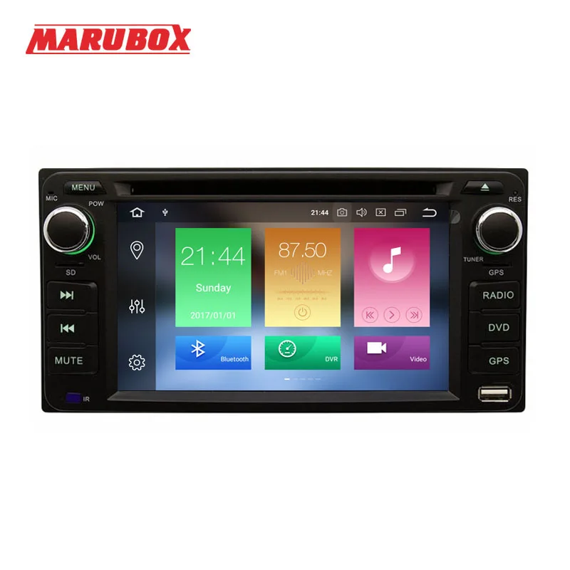 Best MARUBOX Car Multimedia Player for Toyota RAV4 Android 9.0 4G RAM 2 din DVD Hilux Fortuner Innova Camry Corolla Vios 6A100PX5 0