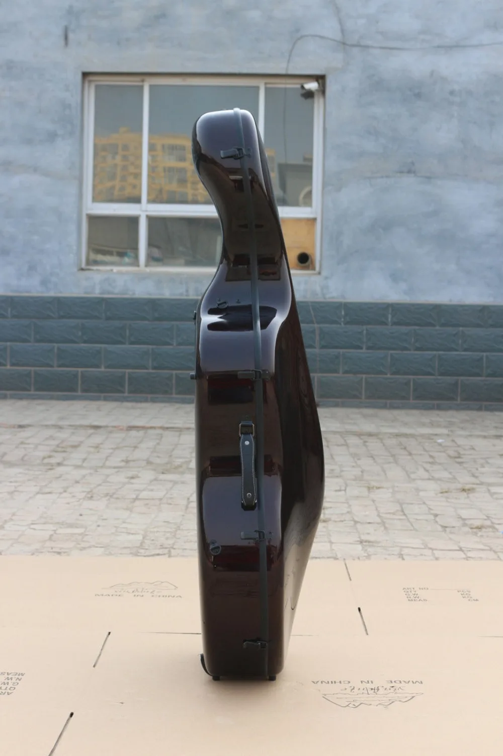 Yinfente 4/4 Виолончель чехол из углеродного волокна Domenico Montagnana модель 3,9 КГ сильный светильник черный Жесткий Чехол