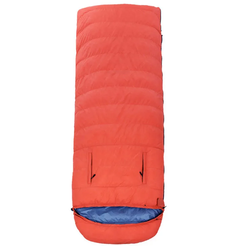 

Camping Winter Expose Hand Sleeping Bag Outdoor Hiking Climbing Splicing Double Sleeping Bag Travel Waterproof Sleeping Bed