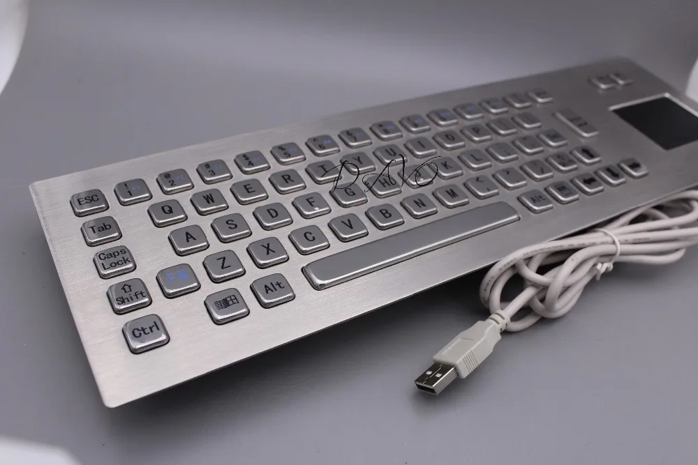 wonderful  Metal touchpad Keypad Touch the keyboard Kiosk Metal Keypad terminal keyboard Conductive Rubber Key