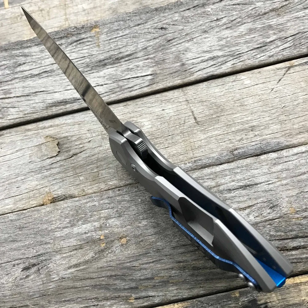 LDT 0456 складные ножи с лезвием CTS 204P лезвие с титановой ручкой шарикоподшипник Походный нож Открытый тактический карманный инструмент для выживания