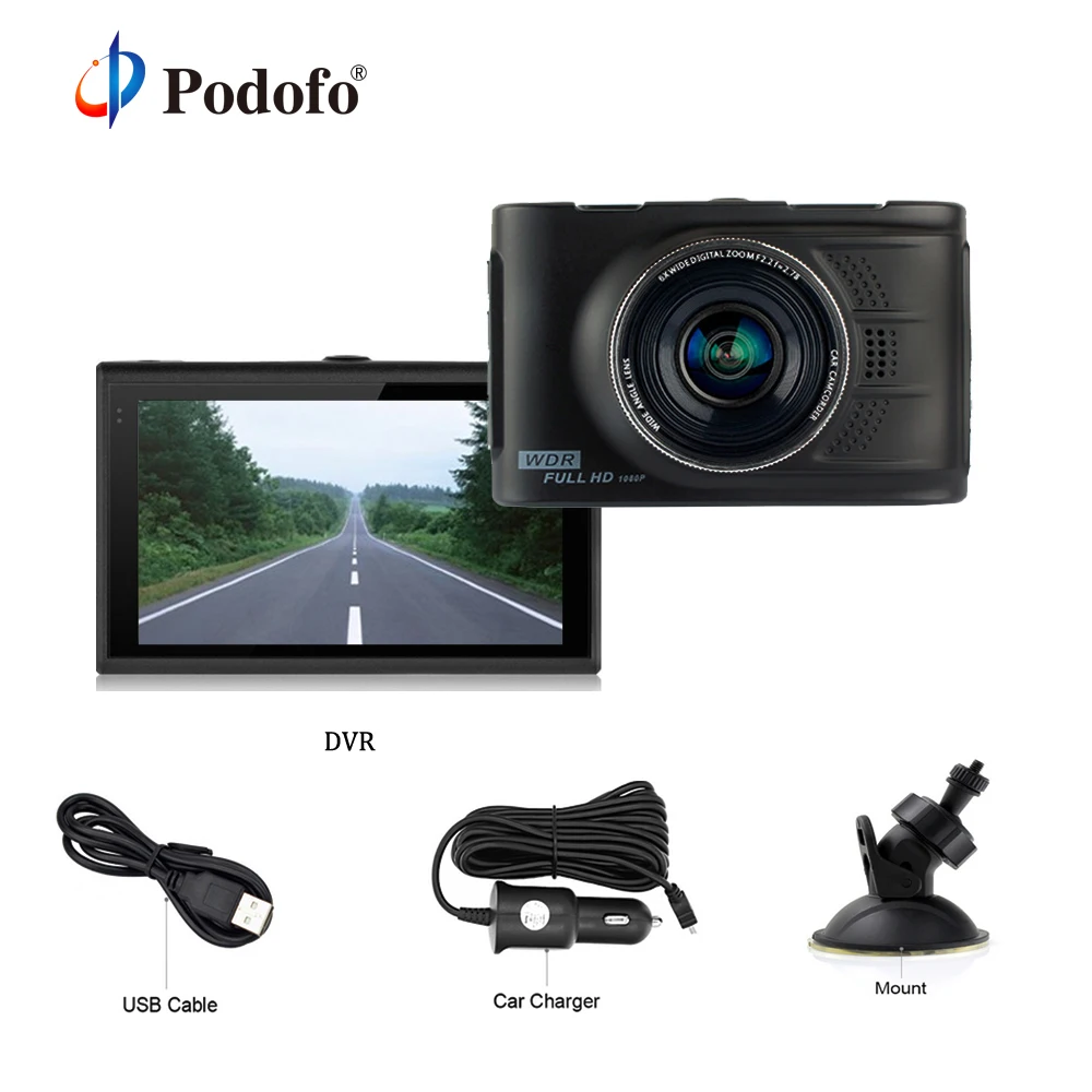 

AMPrime Mini Car Dvr 3.0 inch Auto Registrator Original Novatek 96223 Digital Video Recorder WDR Full HD 1080P Dash Cam
