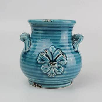 

1 Piece Small Size Flower Holder Lovely Jardiniere Home Decoration Ceramic Vase