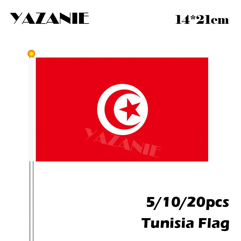 YAZANIE 14*21 см 5/10/20 шт. Флаг ручной волны из Туниса бесплатная доставка качественный