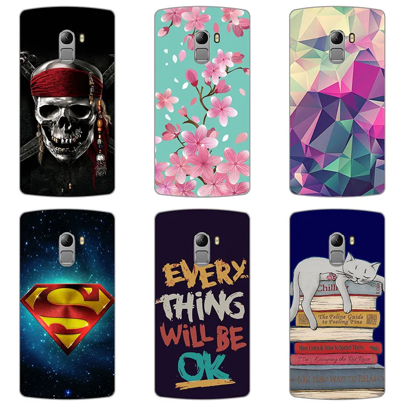 

hard Plastic phone case cover For Lenovo Vibe K4 Note A7010 phone shell Colorful printing Painted hard case shell Flower