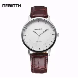 REBIRTH Пара часы Элитный бренд кварцевые наручные часы Reloj mujer Модные Простые для мужчин для женщин любителей смотреть подарки для