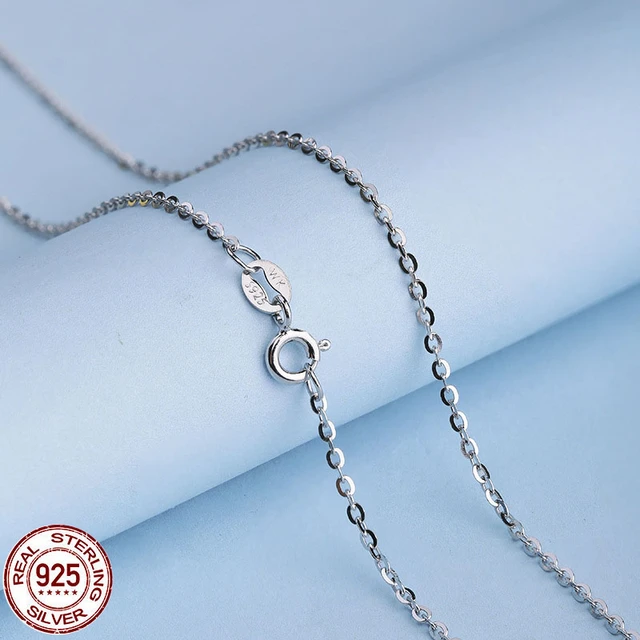0.8mm wholesale silver box chain necklace