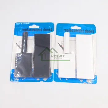 

8 Set Memory Card Covers Lid Replacement Doors for Nintendo Wii Console GC Memory Door Flaps SD Card Door