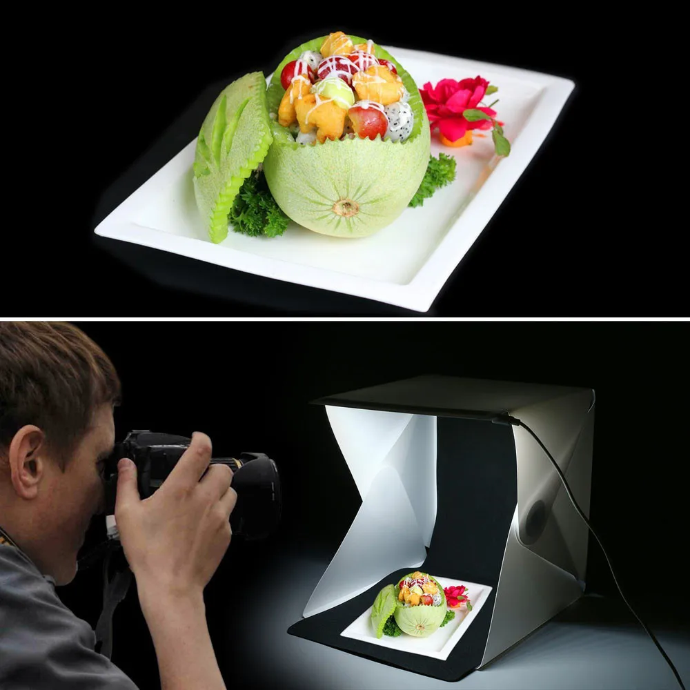 

Best Sellers Light Room Photo Studio 16inch Photography Lighting Tent Kit Backdrop Box