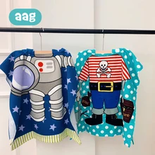 AAG детское пляжное полотенце с капюшоном, детское банное полотенце, пляжное одеяло для мальчиков и девочек 20