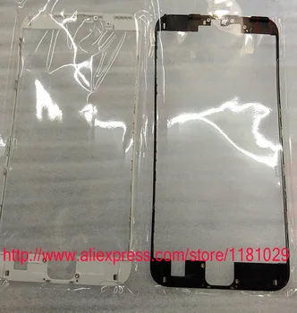 

Free Shipping 50pcs/lot Front Bezel with hot glue for iPhone 6S plus 5.5inch LCD Middle Frame Housing Parts Chrome Screen Holder