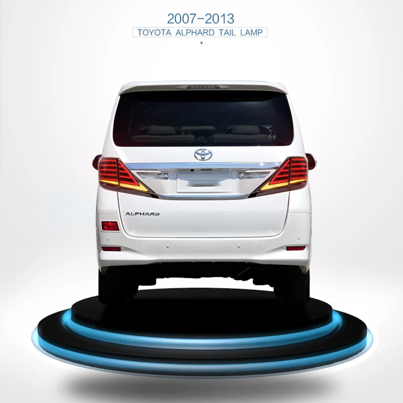 Для Toyota Alphard автомобильные светодиодсветодиодный задние фонари подходят для