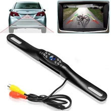 Carro Rear View Reversa Backup Estacionamento Night Vision Camera Waterproof 7 LED 4.3 “LCD Espelho Monitor + 7 LEVOU visão Nocturna do IR