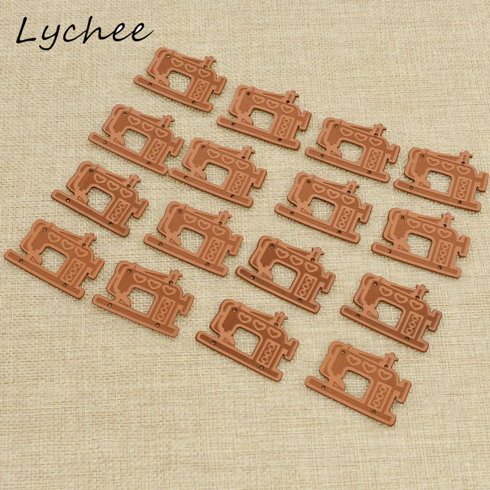 Lychee 20 шт. Милая швейная машина троянская лошадь форма этикетка сумка для одежды