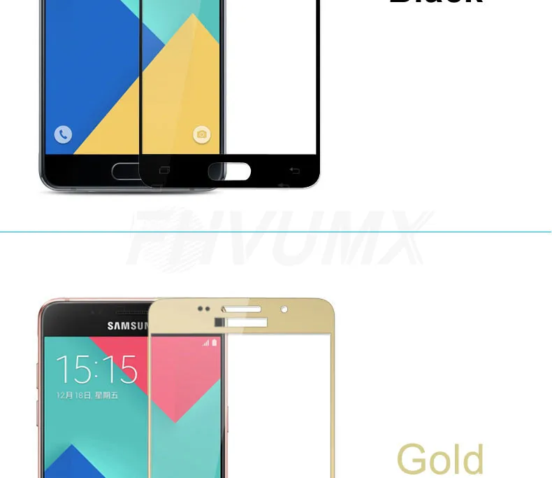 Полное покрытие из закаленного стекла для samsung Galaxy A3 A5 A7 J3 J5 J7 J330 J530 J730 Защитная пленка для экрана