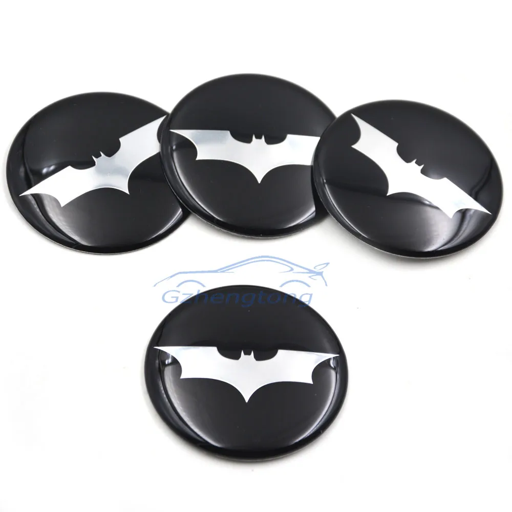 

Gzhengtong 56mm 60mm Batman Alloy Car Decals Wheel Center Hub Caps Rim Sticker Motor Emblemn Auto Modified for Nissan Opel MG