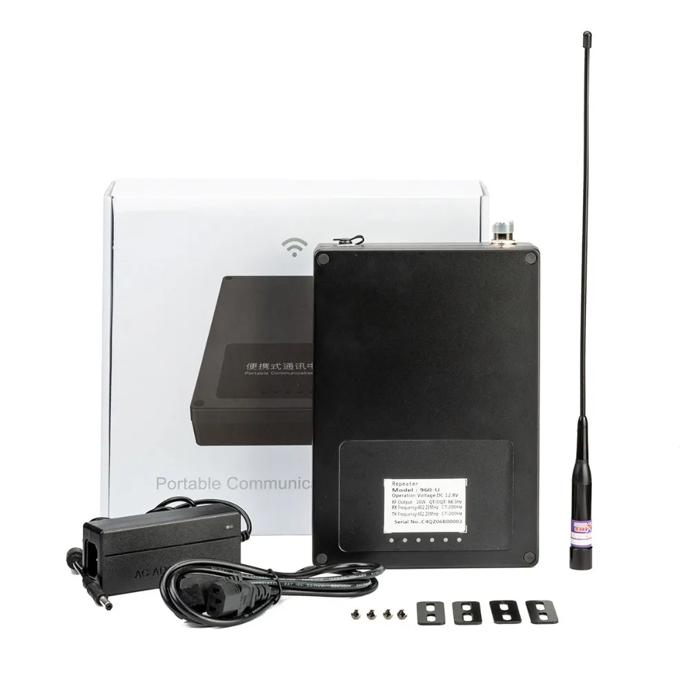 Abbree AR-960U ретранслятор UHF 400-470 МГц портативная связь 16CH CTCSS для Baofeng UV-5R TYT Wouxun Walkie Talkie 2 Way Radio