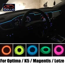 Автомобильный Стайлинг 9 м EL провод для KIA Optima/K5/Magentis/Lotze/салона автомобиля романтическая атмосфера лампа/гибкий неоновый холодный светильник