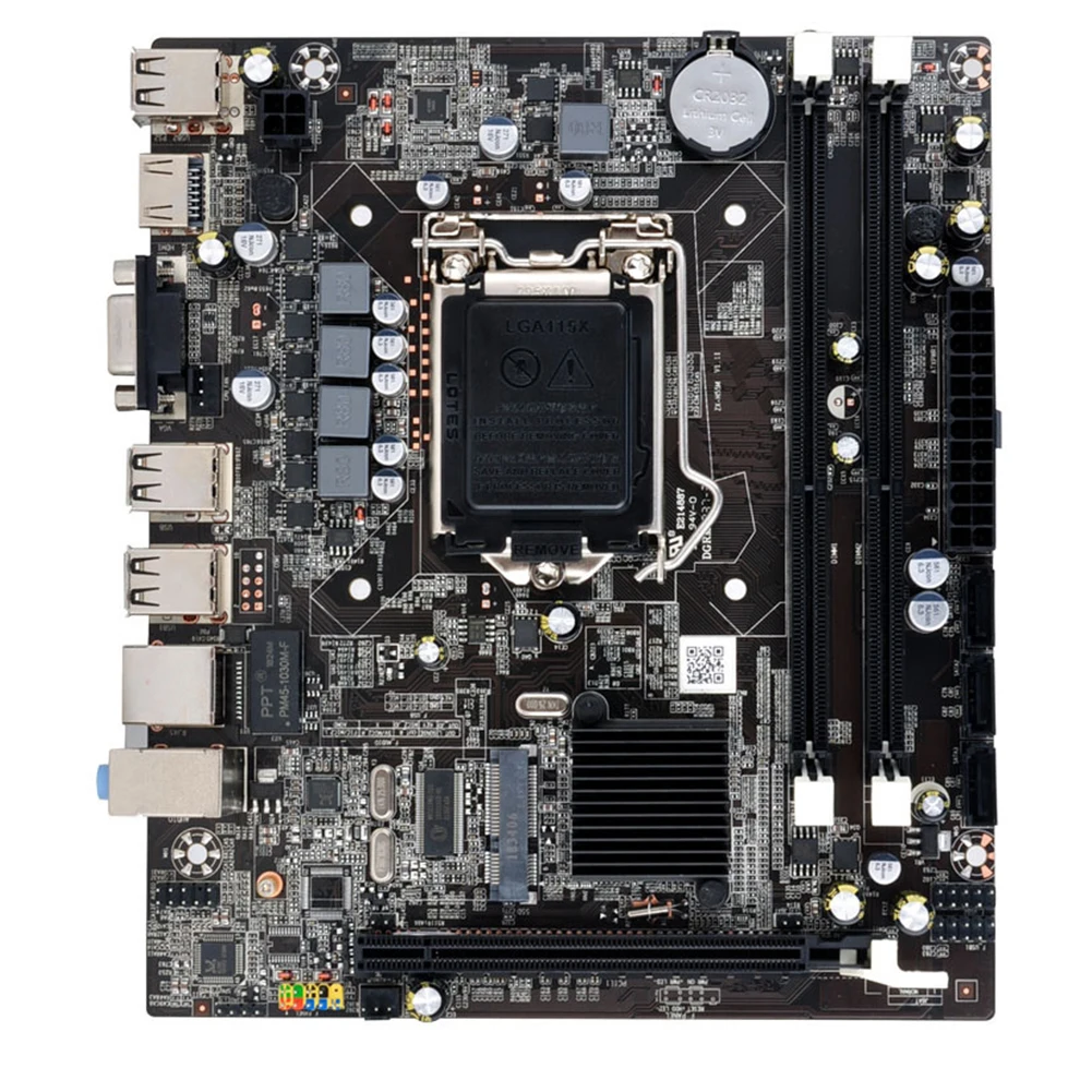 

H55 LGA1156 Motherboard Desktop Computer Replacement DDR3 Memory Accessories Dual Channel Double USB PCI Express CPU Interface