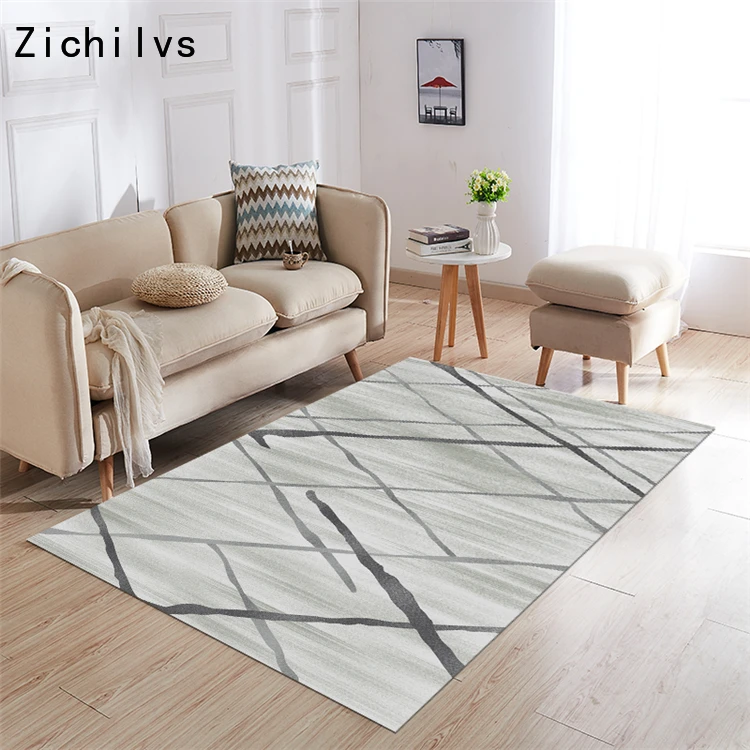 Zichilvs, современный геометрический минимализм в скандинавском стиле, ковер и ковер для дома, гостиной, спальни, прикроватный большой Противоскользящий пол для дома
