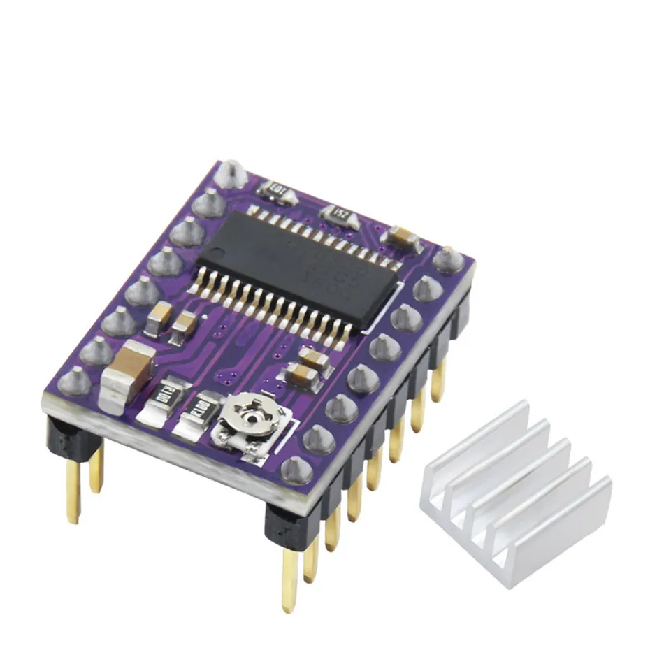 

3D Printer Parts Stepstick DRV8825 Stepper Motor Driver 4 Layer PCB Board For RAMPS Heat Sinks For Reprap Driver HeatSink Part