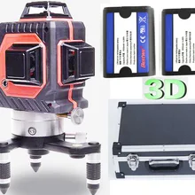 12 линия лазерный уровень самонивелирующийся 360 вертикальный и горизонтальный нивелир крест лазерные инструменты измерительный инструмент 3D лазерный уровень красный луч