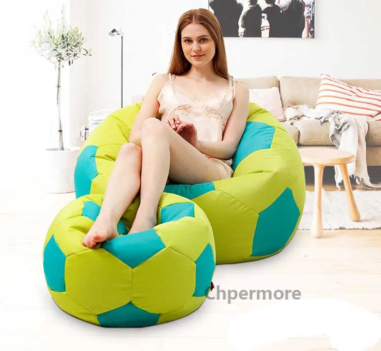 Chpermore Simple football Bean Bag lazy sofa Comfortable Living room leisure soccer Bean bag sofa Hotel single tatami chair