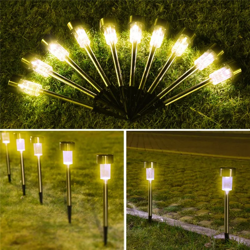 Luzes do Jardim ao ar Movido a Energia Paisagem ao ar Led para Villa Pacote Solar Livre Caminho Luzes Ponto Jardim Parque Varanda 16 6 ar livre movido a energia solar caminho