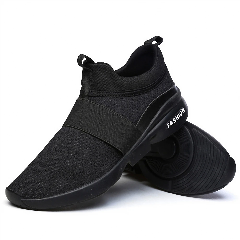 Damyuan/Новинка года; модная классическая обувь; Мужская обувь; удобная дышащая повседневная легкая обувь из неискусственной кожи - Цвет: black