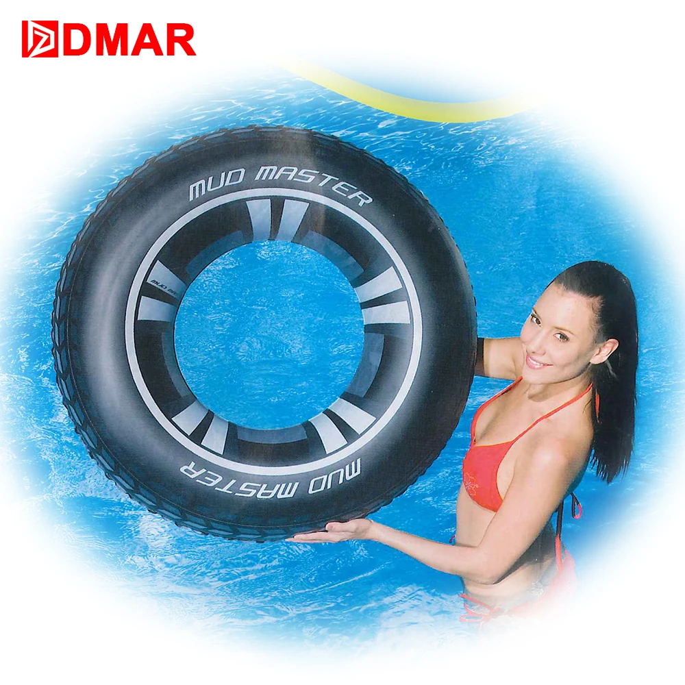 

DMAR 91cm Inflatable wheel Swimming Ring Giant Pool Float Toys Circle Beach Sea Water Party Inflatable Mattress Water Adult
