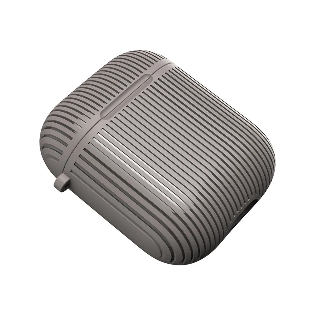Stripe Carbon Fibre Protective Cover with Carabiner For Apple For Airpods sport Earphones fone de ouvido drop shopping Stripe Carbon Fibre Protective Cover with Carabiner For Apple For Airpods sport Earphones fone de ouvido drop shopping