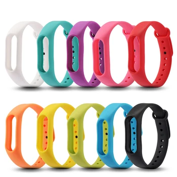 1 pcs New Arrival Smart Wristband Band Strap For Xiaomi Mi Band 2 Smart Bracelet Miband 2 Replacement Silicone Wrist Strap