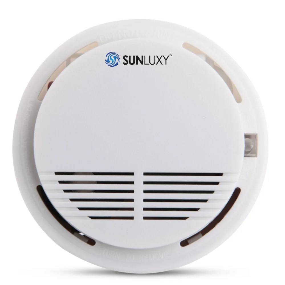 SUNLUXY 5 шт. противопожарный детектор дыма переносные датчики сигнализации для дома охранная сигнализация Домашняя безопасность садовая