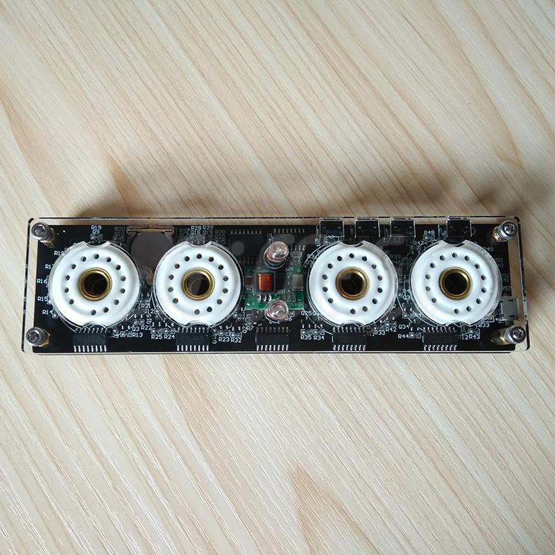 4 разрядный интегрированный часы свечение трубки QS30 1 SZ 8 с акриловый чехол без