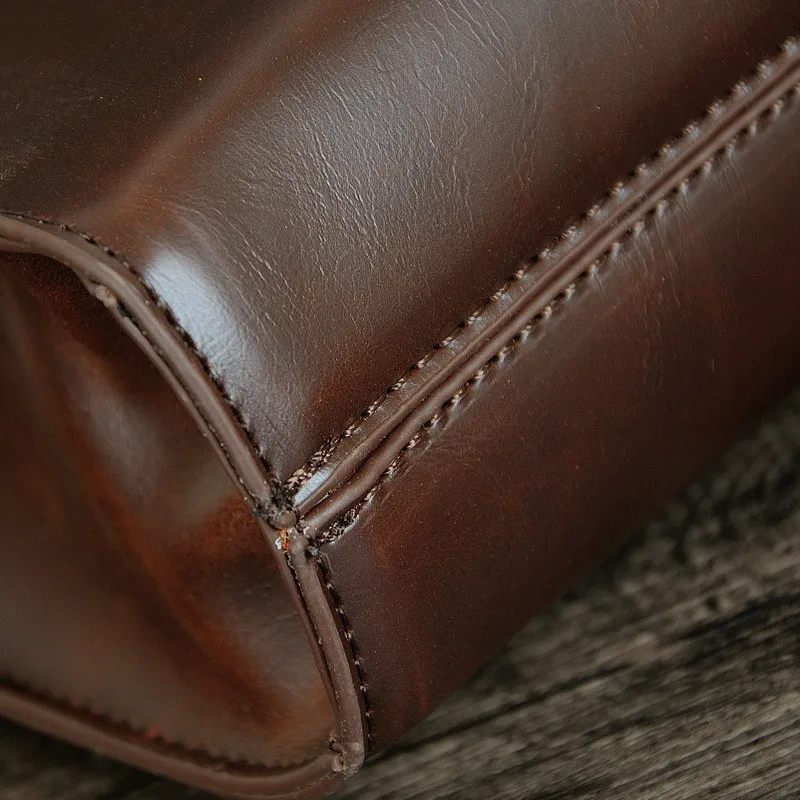 Британский винтажный Стиль искусственная кожа Crazy Horse мужской портфель сумка Твердые офисные мужские деловые сумки Новинка